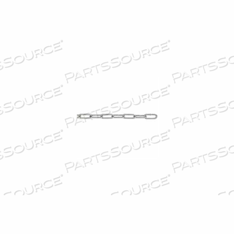 5/0 STRAIGHT LINK COIL CHAIN - 100 FEET/CARTON - ZINC PLATED by Peerless Industries, Inc.