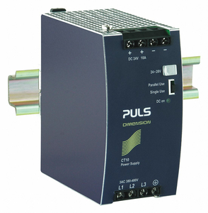 DC POWER SUPPLY METAL 24 TO 28VDC 240W by PULS