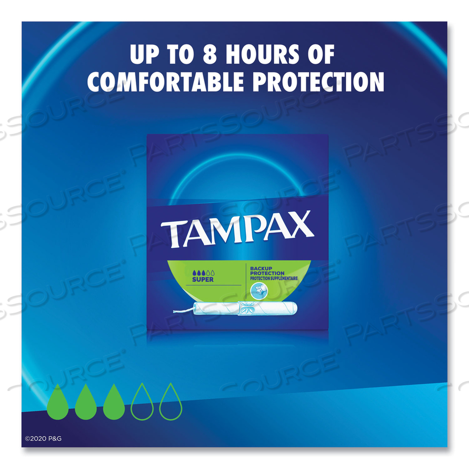 CARDBOARD APPLICATOR TAMPONS, SUPER by Tampax
