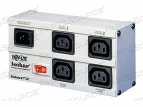 INTERNATIONAL ISOBAR SURGE PROTECTOR 230V C13 4 OUTLET 2M CORD by Tripp Lite