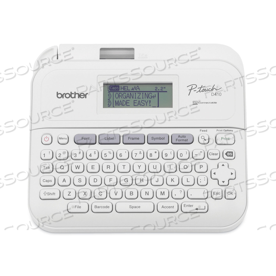 P-TOUCH PT-D410 ADVANCED CONNECTED LABEL MAKER, 20 MM/S, 8.9 X 3.9 X 12.3 by Brother P-TOUCH PT-D410 ADVANCED CONNECTED LABEL MAKER, 20 MM/S, 8.9 X 3.9 X 12.3 by Brother