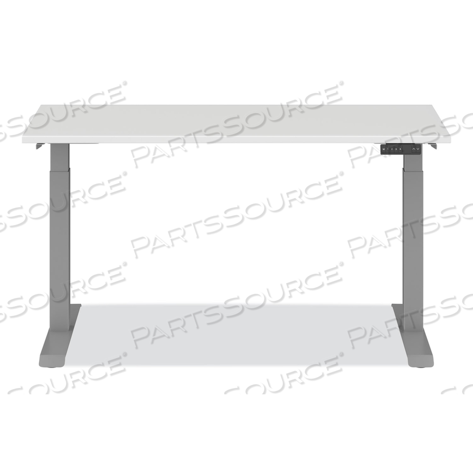 ADAPTIVERGO THREE-STAGE ELECTRIC HEIGHT-ADJUSTABLE TABLE W/MEMORY CONTROLS, TOP/BASE BUNDLE, 60�W X 24�D, 30" TO 49"H, WHITE by Alera