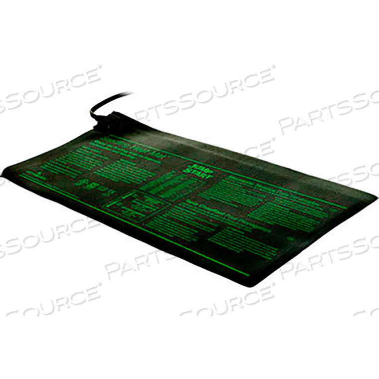 JUMP START HYDROPONIC SEEDLING HEAT MAT 8.875" X 19-1/2", 17W, 120V by Hydrofarm, Inc