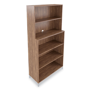 ESSENTIALS LAMINATE BOOKCASE, FIVE-SHELF, 35.8W X 14.9D X 72H, ESPRESSO by Union & Scale
