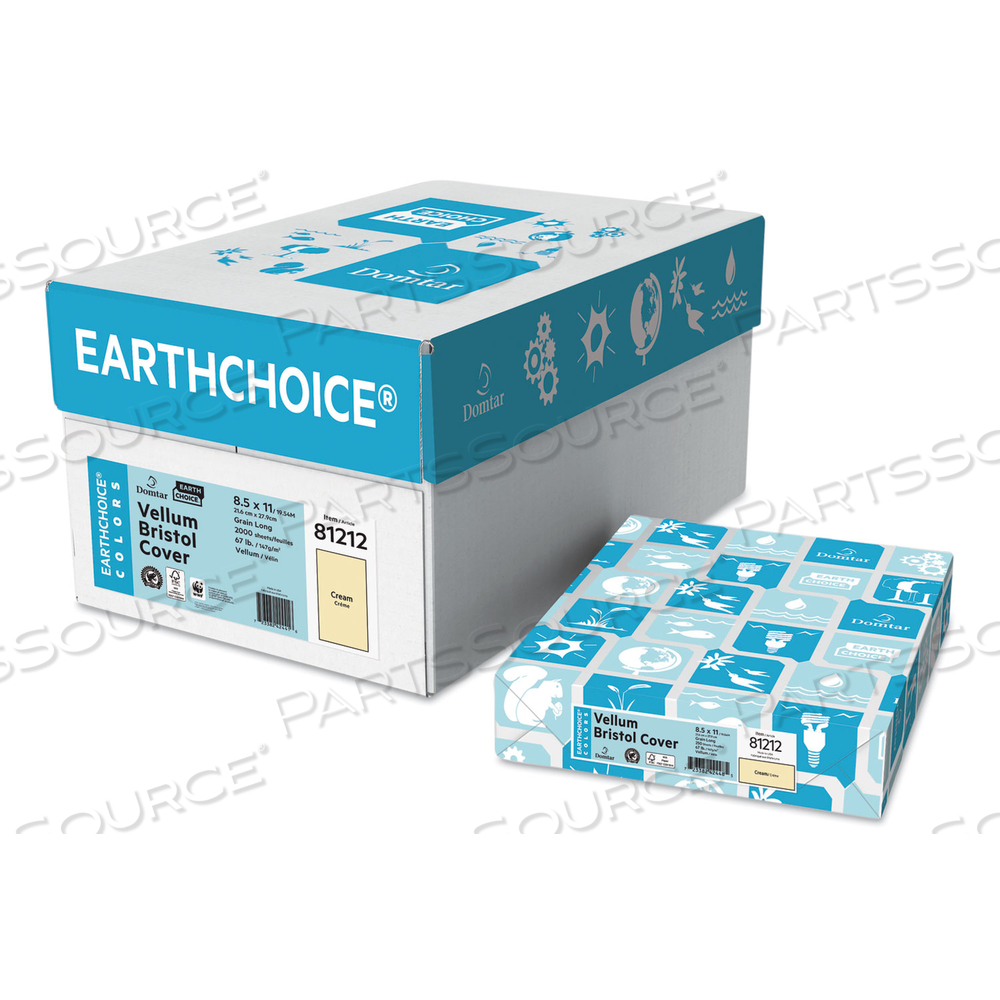 COVER STOCK, 67 LB BRISTOL WEIGHT, 8.5 X 11, CREAM by Domtar COVER STOCK, 67 LB BRISTOL WEIGHT, 8.5 X 11, CREAM by Domtar
