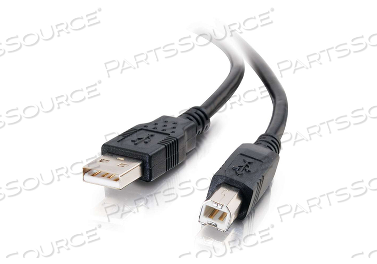 6.6FT USB 2.0 A MALE - B MALE CABLE - BLACK by Legrand AV (C2G) 6.6FT USB 2.0 A MALE - B MALE CABLE - BLACK by Legrand AV (C2G)