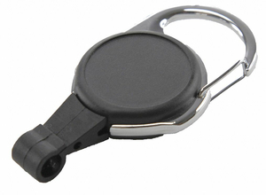 BADGE REEL RETRACTABLE BLK PK12 by Baumgartens
