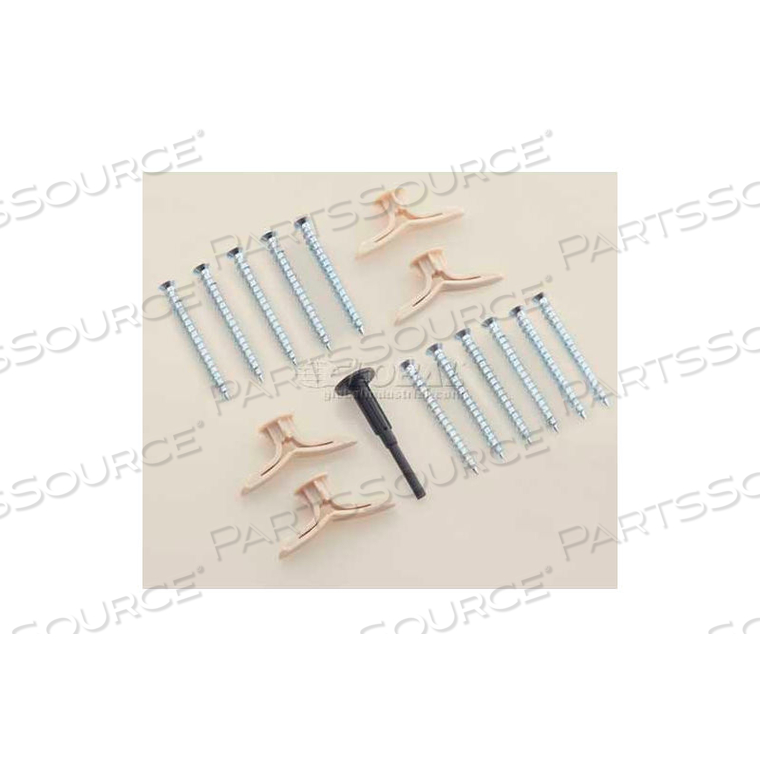 3S05 FASTTRACK GARAGE HARDWARE KIT FOR FASTRACK RAIL by Rubbermaid Cart 3S05 FASTTRACK GARAGE HARDWARE KIT FOR FASTRACK RAIL by Rubbermaid Cart