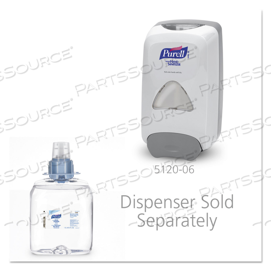 ADVANCED HAND SANITIZER FOAM, FOR FMX-12 DISPENSERS, 1,200 ML REFILL, UNSCENTED by Purell