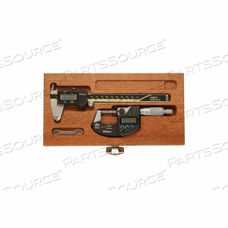 DIGIMATIC 2-PIECE CALIPER & MICROMETER TOOL KIT (500-196-30 & 293-340-30) by Mitutoyo