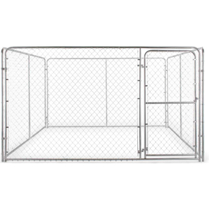 COMPLETE GALVANIZED WELDED KENNEL WITH DOOR, 6'H X 10'W X 10'L by Tarter Farm & Ranch