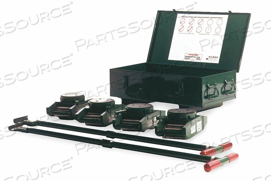 EQUIPMENT ROLLER KIT 80 000 LB. SWIVEL by Hilman Rollers