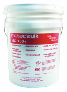 FIRE BARRIER SEALANT PAIL 5 GAL. by Metacaulk