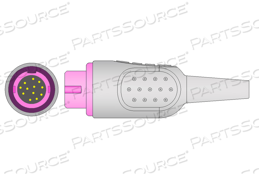 12 PIN TOCO ULTRASOUND TRANSDUCER 