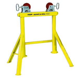 HI ADJUST-A-ROLL STANDS, ALUMINUM WHEELS, 2000 LB CAP, 1/2 IN TO 36 IN PIPE by Sumner