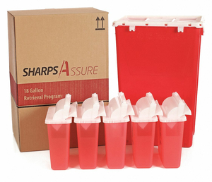 SHARPS CONTAINER 22 W 18 GAL. SNAP LID by Sharps Compliance, Inc.