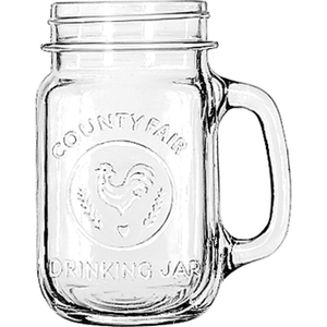 GLASS COUNTY FAIR DRINKING JAR 16.5 OZ., 12 PACK by Libbey Glass
