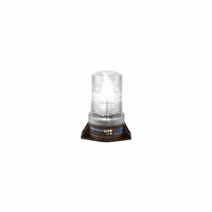 METEORLITE 5 HIGH-PROFILE STROBE LIGHT - 12-80V - PERMANENT MOUNT - CLEAR by TVH Parts METEORLITE 5 HIGH-PROFILE STROBE LIGHT - 12-80V - PERMANENT MOUNT - CLEAR by TVH Parts