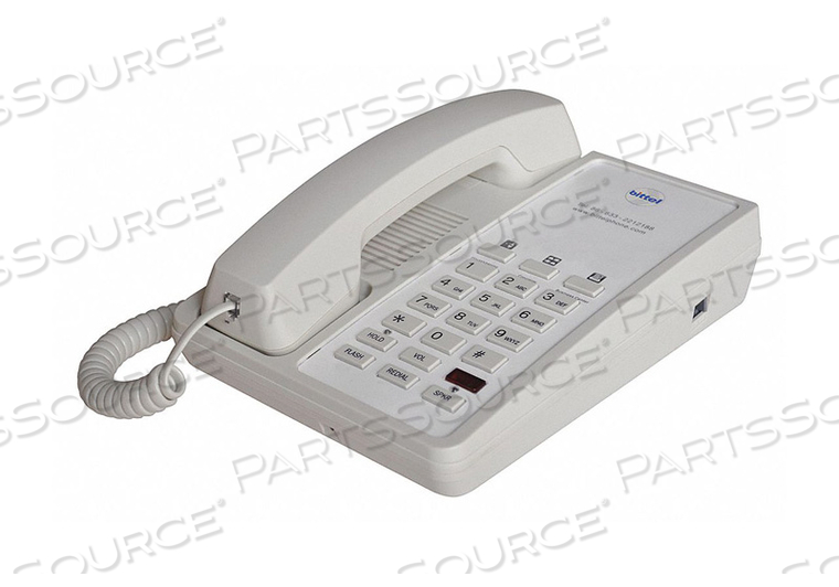 HOSPITALITY PHONE ANALOG WALL/DESK CREAM by Bittel