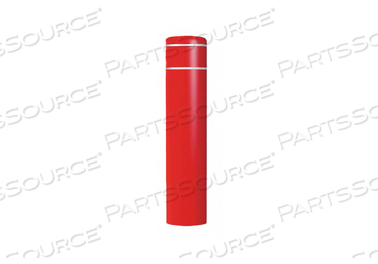 POST SLEEVE 60 IN H RED WITH WHITE TAPE by Post Guard