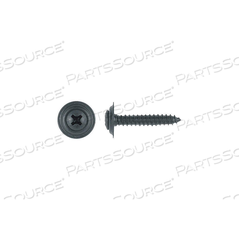 SHEET METAL SCREW, #8 SIZE, 1 IN LG, STEEL, PHOSPHATE, OVAL, PHILLIPS, 0.063 IN HEAD HT by Approved Vendor