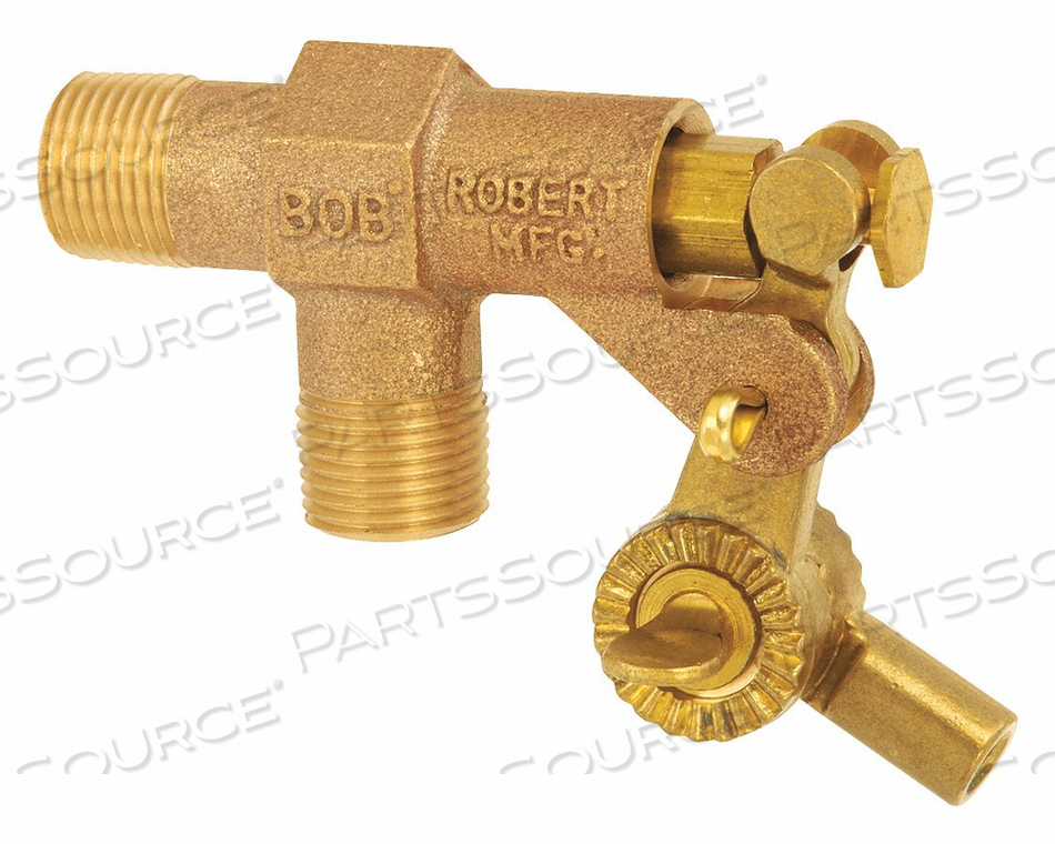 FLOAT VALVE 3/4 IN. PIPE BRASS MNPT by Bob FLOAT VALVE 3/4 IN. PIPE BRASS MNPT by Bob