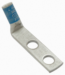 TWO HOLE LUG COMPRESSION CONNECTOR 6 AWG by Burndy TWO HOLE LUG COMPRESSION CONNECTOR 6 AWG by Burndy