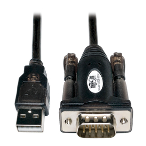 USB-A TO RS232 (DB9) SERIAL ADAPTER CABLE - (M/M), 5 FT by Tripp Lite USB-A TO RS232 (DB9) SERIAL ADAPTER CABLE - (M/M), 5 FT by Tripp Lite