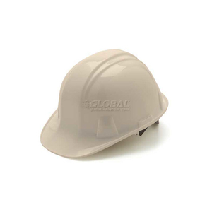 WHITE CAP STYLE 4 POINT RATCHET SUSPENSION HARD HAT by Pyramex