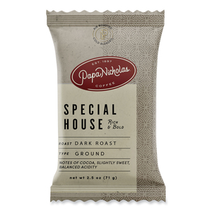 PREMIUM COFFEE, SPECIAL HOUSE BLEND, 18/CARTON by PapaNicholas Coffee