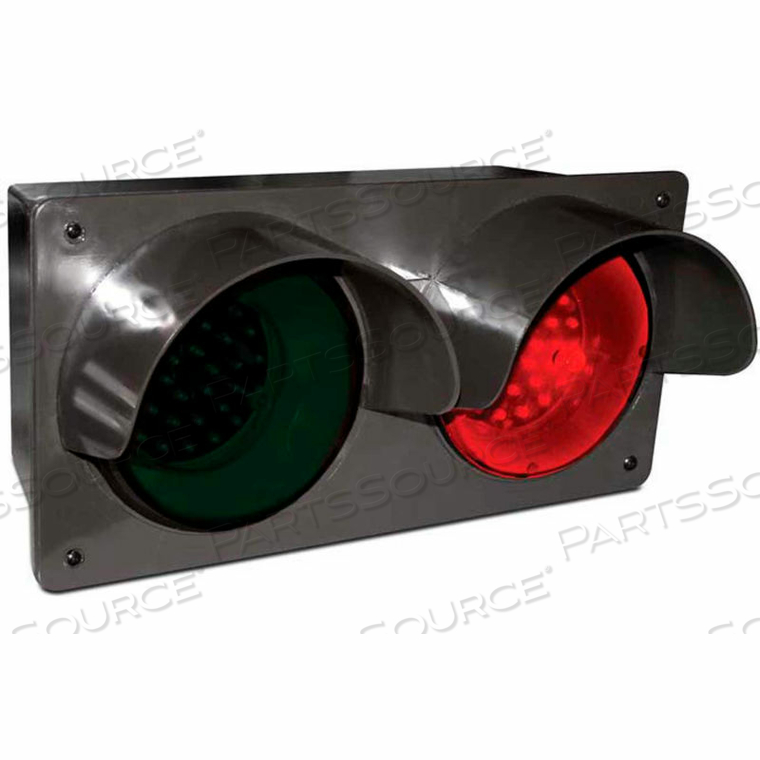 108982 LED TRAFFIC CONTROLLER SIGNAL, HORIZONTAL, RED/GREEN, WALL MOUNT, 120V by Tapco