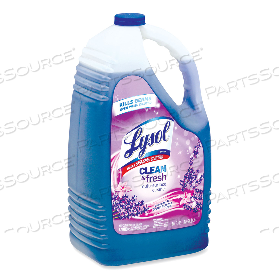 CLEAN AND FRESH MULTI-SURFACE CLEANER, LAVENDER AND ORCHID ESSENCE, 144 OZ BOTTLE by Lysol