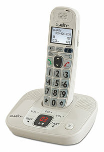 TELEPHONE CORDLESS WHITE by ClearSounds