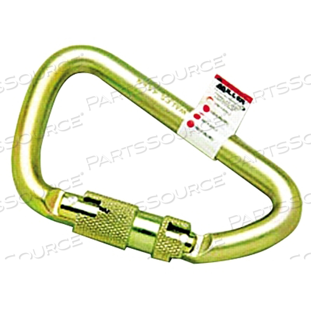 MILLER STEEL TWIST-LOCK CARABINER, 17D-1 by Honeywell MILLER STEEL TWIST-LOCK CARABINER, 17D-1 by Honeywell