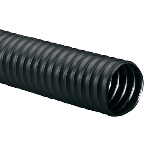 DUCTING HOSE 25 FT L BLACK by Flexaust Co. Inc.