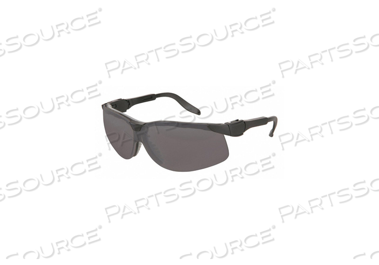 SAFETY GLASS GRAY LENS HALF-FRAME 