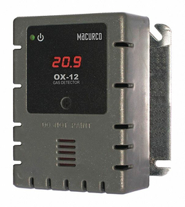 FIXED GAS DETECTOR O2 0 TO 25 VOL. by Macurco