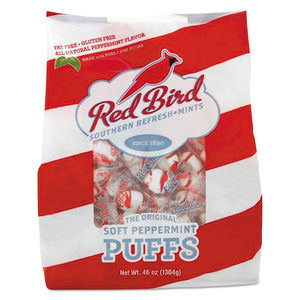 PEPPERMINT PUFFS, PEPPERMINT, TUB, 46 OZ by Red Bird