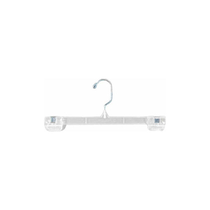 NAHANCO SKIRT/SLACK HANGER-SNAP GRIP W/SWIVEL HOOK, 12"L, BREAK RESISTANT, PKG QTY 200 by National Hanger Company Inc.