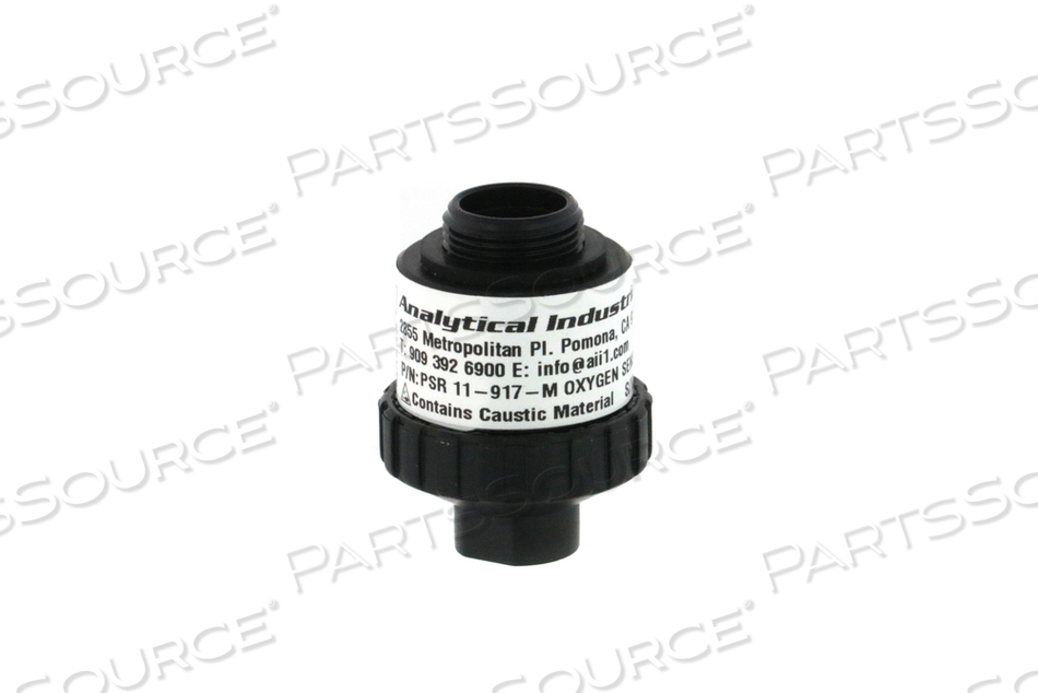 OXYGEN SENSOR, 0 TO 100%, 13 SEC, 0 TO 45 DEG C 