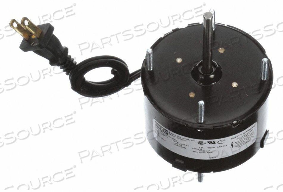 HVAC MOTOR TEAO 1/100 HP 1550 RPM STUD by Fasco HVAC MOTOR TEAO 1/100 HP 1550 RPM STUD by Fasco