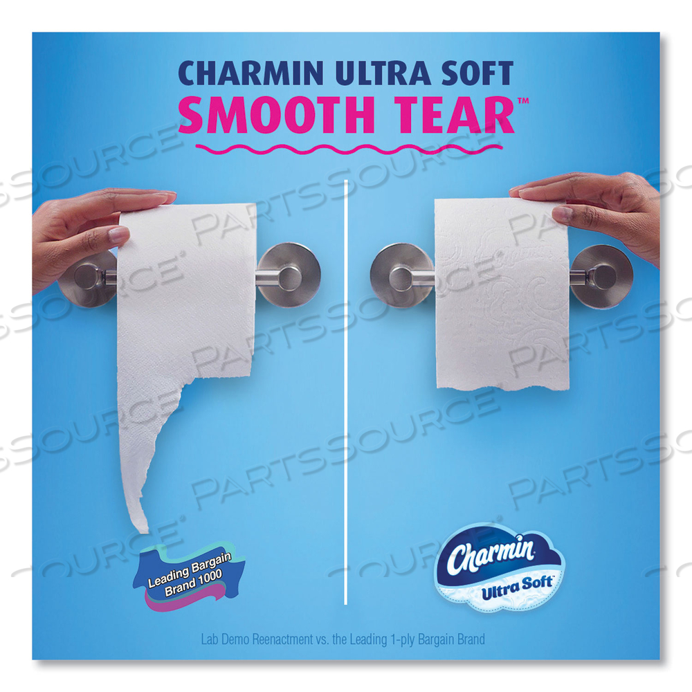 ULTRA SOFT BATHROOM TISSUE, MEGA ROLL, SEPTIC SAFE, 2-PLY, WHITE, 224 SHEETS/ROLL by Charmin
