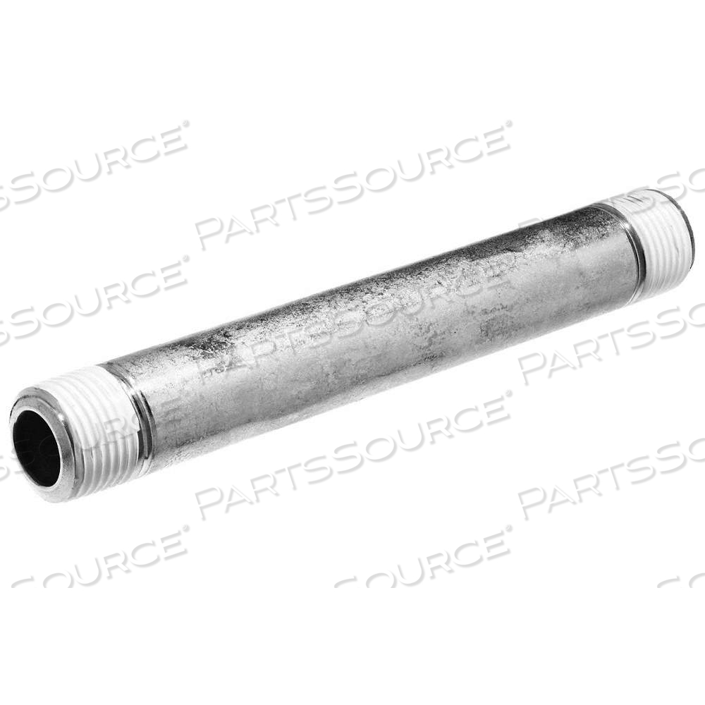 NIPPLE, 316 STAINLESS STEEL, 3/8 IN NOMINAL PIPE SIZE, 2 1/2 IN OVERALL LG, THREADED ON BOTH ENDS by Approved Vendor NIPPLE, 316 STAINLESS STEEL, 3/8 IN NOMINAL PIPE SIZE, 2 1/2 IN OVERALL LG, THREADED ON BOTH ENDS by Approved Vendor