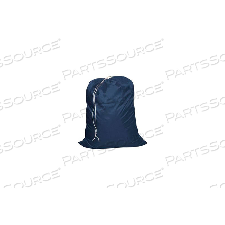 25" DRAWCORD LAUNDRY BAG, NYLON, BLUE, STRAIGHT BOTTOM by H.G. Maybeck Company
