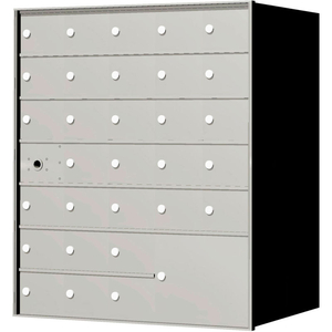 4B+ HORIZONTAL MAILBOX, 38-13/16" H, 30 MAILBOXES, 1 PARCEL, FRONT LOAD, USPS by Florence Manufacturing Company