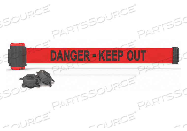 7' MAGNETIC WALL MOUNT BARRIER, "DANGER-KEEP OUT" BANNER by Banner Stakes 7' MAGNETIC WALL MOUNT BARRIER, "DANGER-KEEP OUT" BANNER by Banner Stakes