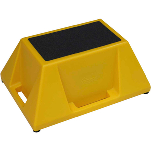 INDUSTRIAL STEP STAND 20"W X 28"D X 13"H - 1 STEP YELLOW by Techstar Plastics Inc