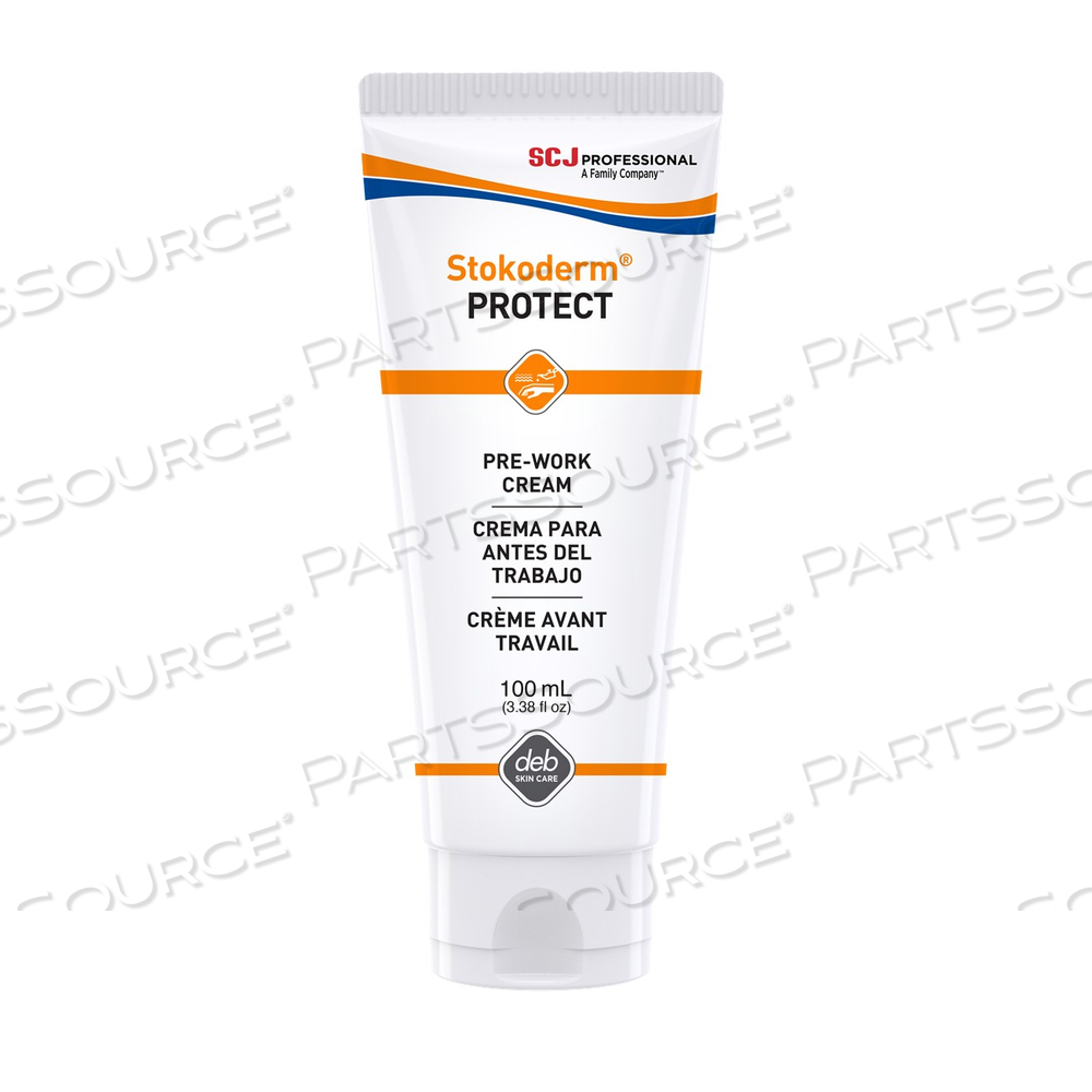 UPW100ML STOKODERM® PRE-WORK CREAM, 100 ML, TUBE, LIGHT YELLOW, UNSCENTED, CREAM by SC Johnson