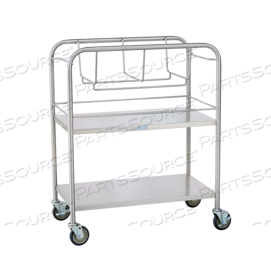 COLEMAN BASSINET 31"W X 38 1/2"H X 17 3/4"D W/(2) SHELVES by Blickman