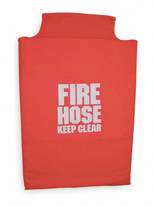 FIRE HOSE COVER 32 IN.L 22 IN.W RED by Moon American